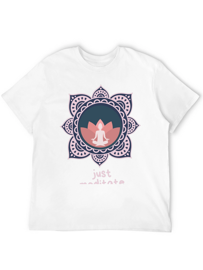 Just Meditate Graphic Tee - Relaxed Fit