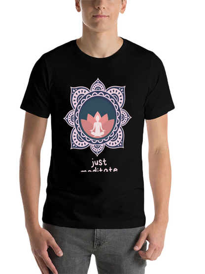 Just Meditate Graphic Tee - Relaxed Fit