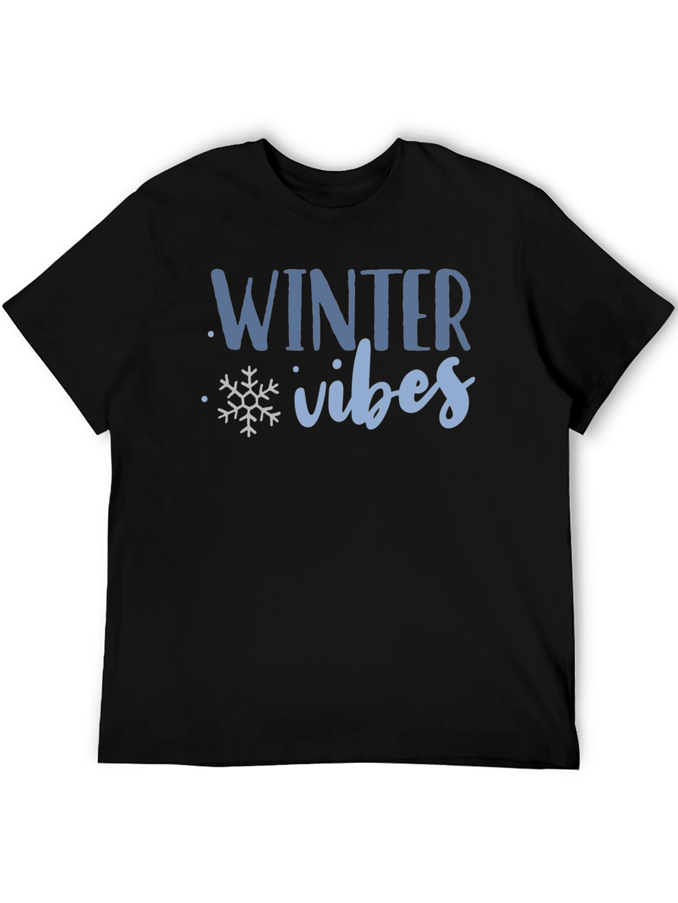 Winter Vibes Graphic Tee - Cozy Holiday Shirt