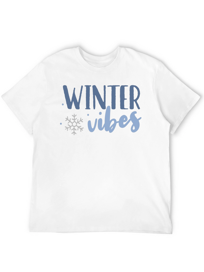 Winter Vibes Graphic Tee - Cozy Holiday Shirt