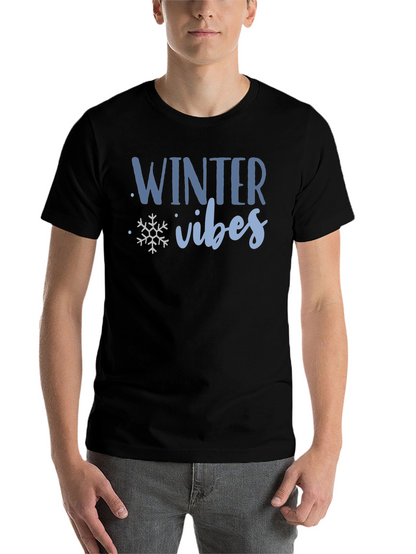 Winter Vibes Graphic Tee - Cozy Holiday Shirt