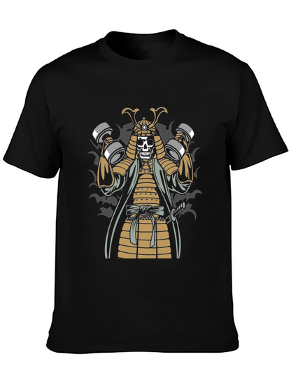 Samurai Skeleton Gym T-Shirt