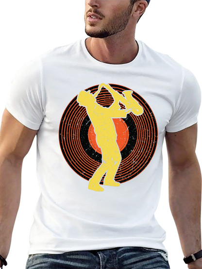 Saxophone Musician Graphic Tee