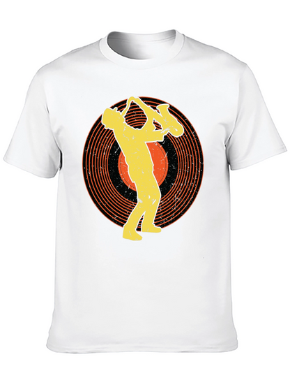 Saxophone Musician Graphic Tee